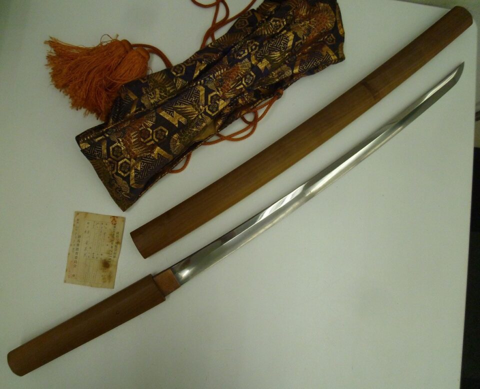 買取専門 金のクマ 沼津店　「脇差をお売り頂きました」　刀剣類の買い取りもお任せ下さい