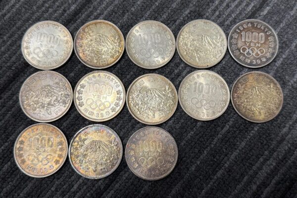 姶良市で東京オリンピック銀貨の買取は、買取専門金のクマ姶良店へ