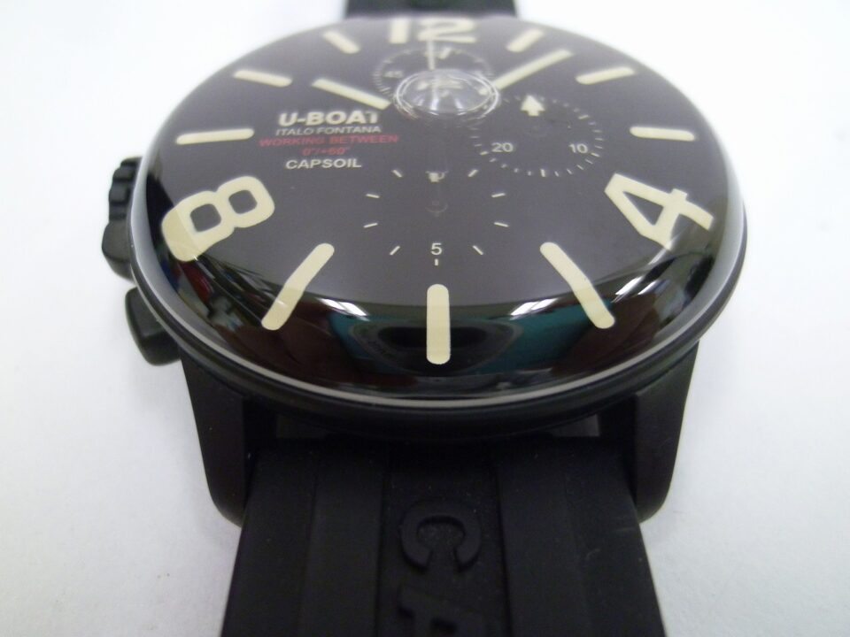 買取専門 金のクマ 沼津店　「U-BOATのカプソイルをお買い取り」文字盤が面白い時計です♪