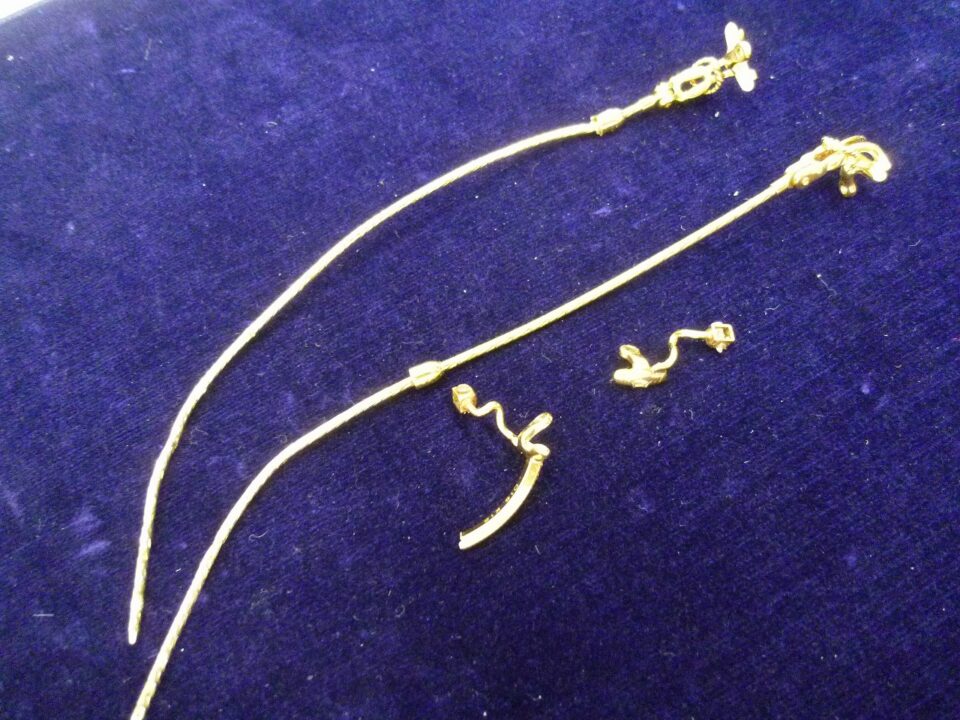 買取専門 金のクマ 沼津店　「金のメガネフレーム再び(^^♪」　また18金のメガネフレーム登場