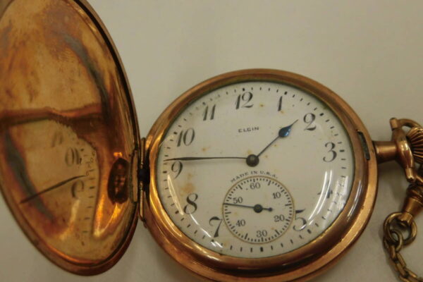 「時計は時計でも、懐中時計には夢があります♪　沼津市の金のクマ」　懐中時計にはお宝があります