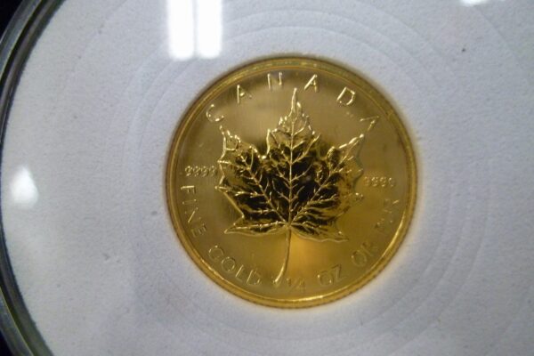 「メイプルリーフ金貨をお買い取り　沼津市の金のクマ」もしかすると最も有名な金貨かも知れませんね♪