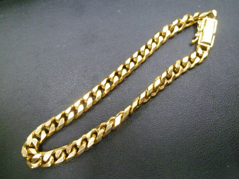 「18金の喜平ブレスレットをお買い取り♪　沼津の金のクマ」ワリの良さ最強クラスのアクセサリーです