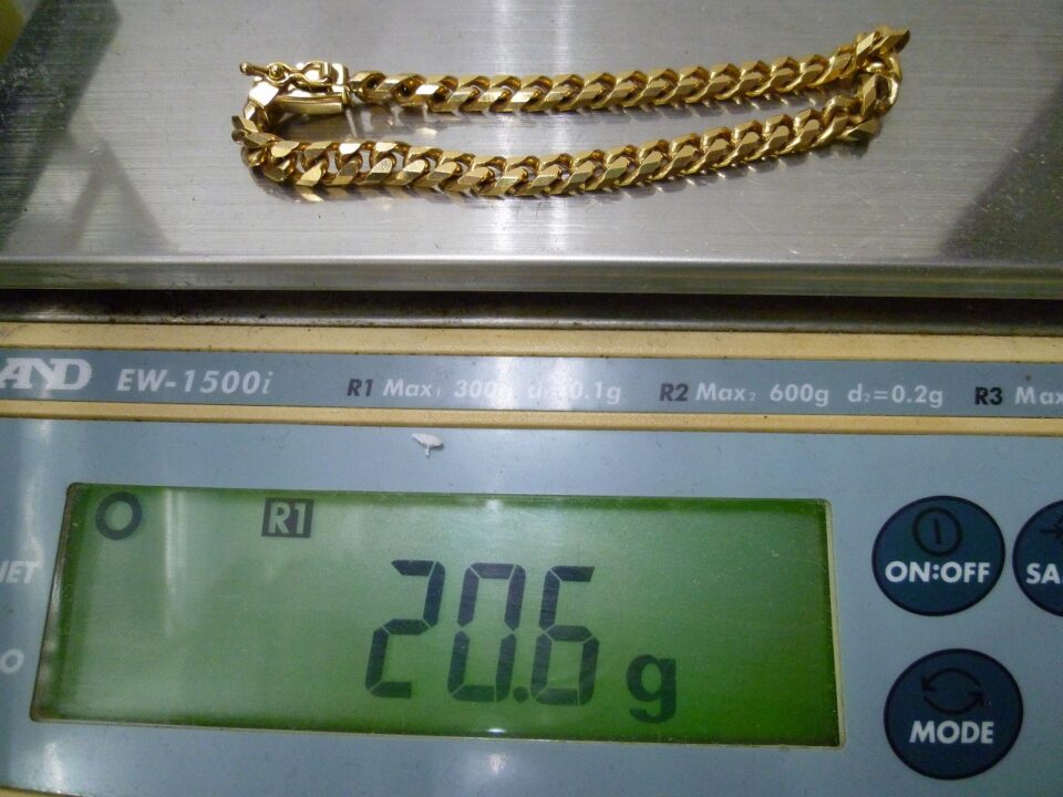 「18金の喜平ブレスレットをお買い取り♪　沼津の金のクマ」ワリの良さ最強クラスのアクセサリーです