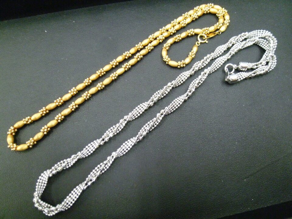 「ネックレス2本をお買い取り　沼津の金のクマ」金・銀・プラチナ3種揃って過去最高を更新(^^♪
