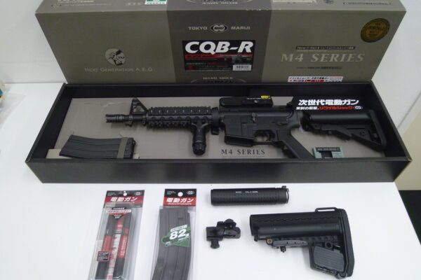 「マルイの電動ガンをお買い取り　沼津の金のクマ」　エアガンなども含めたモデルガンもお任せ下さい