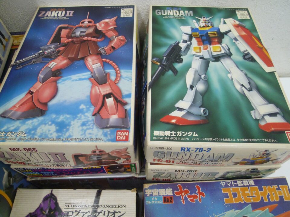 「今度はガンダムのプラモデルをお買い取り　沼津の金のクマ」プラモデルなどの模型もお気軽にどうぞ♪