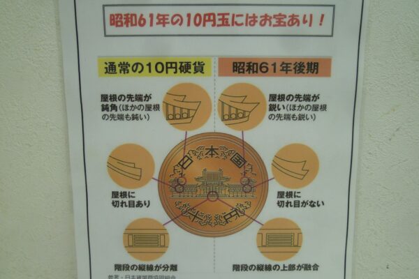 「古銭や記念硬貨にレア効果など、沼津の金のクマにお任せ下さい」　古銭はロマンですよ(^^♪