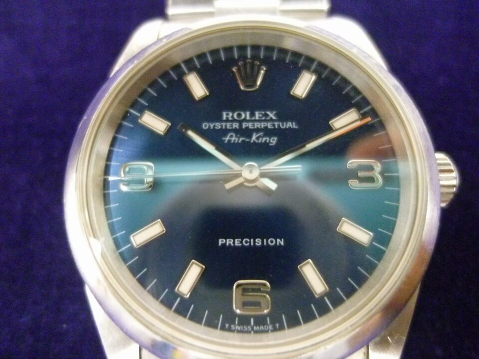 「ロレックスのエアキングをお買い取り　沼津の金のクマ」　壊れているとの事でしたが、壊れてません♪